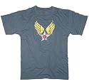 VINTAGE ''WINGED STAR'' BLUE T-SHIRT