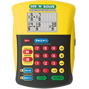 Educational Insights See 'N' Solve Fraction Calculator by 