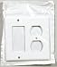 Tools & Hardware : Leviton 80455W Plastic Wall Plate