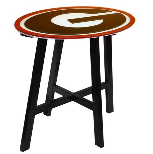 Georgia Bulldogs UGA NCAA Logo Pub Table