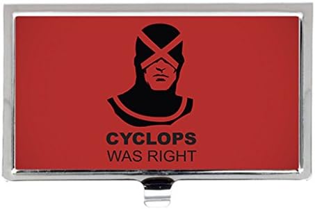 Unique Cyclops was right - X-Men Custom Personalized Stainless Steel Business Card Holder Name Case