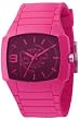 Diesel #DZ1353 Men's Analog Pink Silicone Strap Watch
