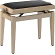 Stagg Piano Bench - Natural and Black Velvet