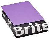 Mohawk BriteHue 24 lb/60 Vellum Text Paper, 8.5 x 11 Inch, 500 Sheets/Ream - Sold as 1 Ream, Violet (102129)