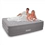 2011 Intex Queen Supreme Pillow Top Ultra Plush Deluxe AirBed Guest Mattress Gray