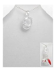 CZ Pendant Necklace In Sterling Silver