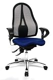 Topstar ST19UG26 B&uuml;rodrehstuhl Sitness 15 inklusiv h&ouml;henverstellbare Armlehnen blau""