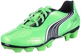 Puma v5.11 r MG Jr 102343, Unisex - Kinder, Sportschuhe - Fu&szlig;ball, Gr&uuml;n (fluo green-midnight navy- 01), EU 38 (UK 5) (US 6)