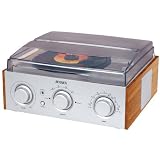 Buy Jensen 3-Speed Stereo Turntable with AM FM Stereo Radio - JTA-220 (Silver) 