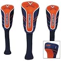 NCAA Virginia Cavaliers Golf Set of Three Nylon Headcovers