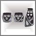 RAZO RP105 JDM GT Carbon Fiber Manual Pedal Covers