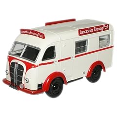 Austin K8 Threeway Van, Lancashire Evening Post, Modellauto, Fertigmodell, Oxford 1:76