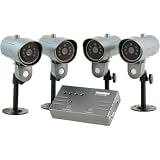 Lorex SHS-4SM Video Surveillance System with 4 CCD Indoor/Outdoor Night Vision Cameras