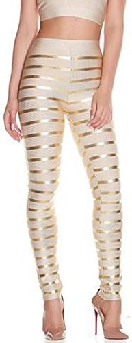 Norboe Women Girl's 2016 fashion Bodycon Long Bandage Casual Dress Pants (s, pants)