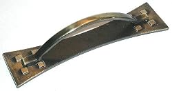 Top Knobs-Tuscany Collection M250 Mission Handle/Backplate Set in Dark Antique Brass