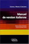 Manuel de version italienne : licence...