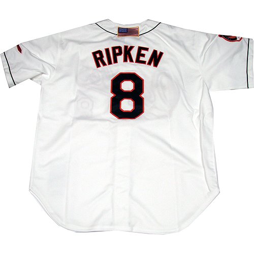 Steiner Sports MLB Baltimore Orioles Cal Ripken Jr. 2001 White M&N Orioles Jersey