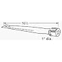 Stainless Steel Straight Pipe Burner for Lowes BBQ Grillware, Charmglow, North American Outdoors and Perfect Flame Grills