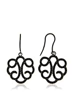 Momenti d'Argento Pendientes Scroll Dangle plata de ley 925 milésimas