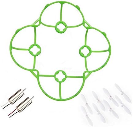 KUAIYU Cheerson CX-10 CX-10A Parts Pack Protection Cover(green) + Motor + Blade