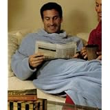 Body Blanket with Sleeves Adult Blue by 