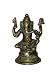 Seated Ganesh Good Luck Statue Hindu GOD India 4 Inch