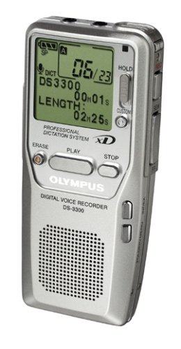 Childrens Toyshop  Electronics : Olympus DS-3300 Digital Voice Recorder, Professional Level, Removable Media (16~512MB), LCD Display