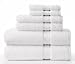 Ultra Soft Oversized Bath Towel 30x54 White - 100% Pure Luxury 650 gram Cotton with Rayon band - Oversized large crisp and highly absorbent ideal for every day use