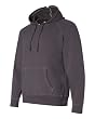 Vintage Hooded Sweatshirt with Contrast Color Stitching