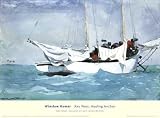 Key West, Hauling Anchor - Artist: Winslow Homer - Art Print Poster Size: 35.00 by 22.00 inches