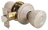 Master Lock TPC0415 Residential Knob Lockset  Tulip Passage Lock, Satin Nickel