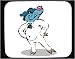 Decorated Mouse Pad with blue, pride, boar, standing, suit