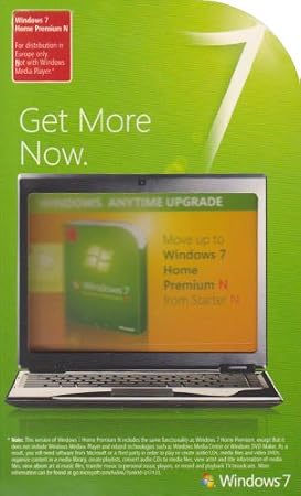Microsoft  Windows 7 Home Premium N Upgrade