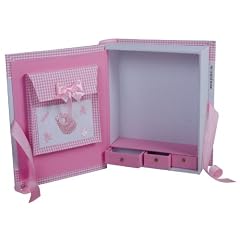 Baby's erste Sch�tze! Und pers�nlichen Erinnerungsbox ros�