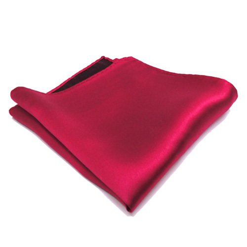 schönes gewebtes Einstecktuch in der Farbe Rot 