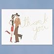 Western Couple Thank You Cards