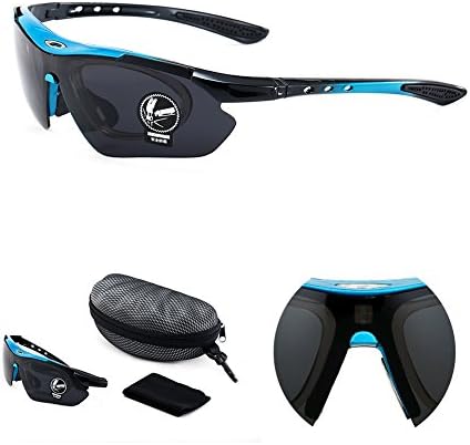 HaoMing Men's UV400 Sunglasses Cycling Finishing Sport Eyewear Safety Glasses