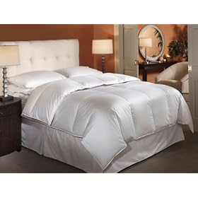 White Down Alternative 300 Thread Count Egyptian Cotton Comforter - Duvet Cover Insert - King/Cal King
