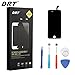 DRT iPhone 5 Screen Replacement LCD Touch Screen Digitizer Frame Assembly Full Set with 4 Pieces tools for iPhone 5 (Black)