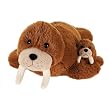 PLUSH MAMA WALRUS WITH BABY 15"