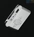 SILVER 512MB CLIP-ON MP3 PLAYER w/BUILT-IN BATTERY