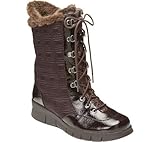 A2 by Aerosoles Women's Enamel Winter Boot,Dark Brown Combo,9 M US