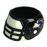 Pack of 2 NFL Baltimore Ravens Multi-Functional Mini Ceramic Helmet Bowls 5"