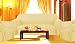 Sofa / Couch Cover Slipcover 3 Pc. Set = Sofa + Loveseat + Chair Covers / Slipcovers 3 Pcs SET Stripe Jacquard Fabric - Light Gold color