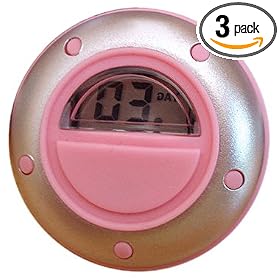 Buy DaysAgo Breast Cancer Awareness Pink Digital Day Counter (Pack of 3) by DaysAgo