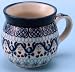 Polish Pottery 12 oz. Ladies Bubble Mug