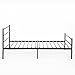 VECELO Platform Twin Metal Bed Frame/Mattress Foundation with Headboard, Box Spring Replacement Twin