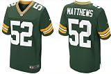 Nike NFL Jersey Clay Matthews Jersey 2012 Green Bay Packers #52 Green Jersey Size L