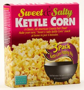 Wabash Valley Farms Popcorn - Kettle Corn - 3-pack