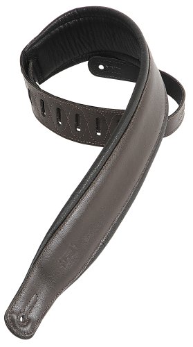 Levy's Leathers PM32-DBR Garment Leather Strap with Foam Pad,Dark Brown